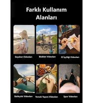 KOOSDA KNH-02 Boyun Askılı Manyetik Telefon Tutucu Youtuber/Tiktok/Kalıcı Makyaj/Vlog/Pov Video Çekim