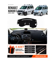 RENAULT KANGOO 3 (2010-2018) Uyumlu Torpido Örtüsü Torpido Kılıfı - Siyah