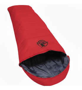 hunter kamp -20 DERECE UYKU TULUMU KAMP, OUTDOOR, AV , BALIK , FESTİVAL- TAŞIMA ÇANTASI HEDİYELİ (Kırmızı-Siyah)