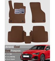AUDİ A3 HATCHBACK (2020-2025) Uyumlu EVA Paspas Tam Set–Araca Özel,Su Geçirmez,Kolay Montaj
