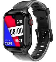 Kidi Pro AMOLED Ekranlı GPS 4G Sim Kartlı Akıllı Çocuk Saati, 2KSW03 (Panter Siyahı)