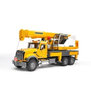 1:16 Model Mack Granite Liebherr Crane Truck Vinçli Kamyon İnşaat Model Aracı (Karışık)