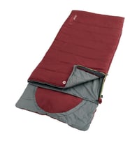 Outwell Contour Lux Yazlık & Kışlık Taraflı -19°C Uyku Tulumu Kırmızı Sol (Karışık)