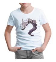 Pokemon - Onix Beyaz Çocuk Tshirt