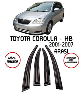 Balp Toyota Corolla Hb 2001-2007 4lü Arası Cam Rüzgarlığı