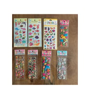8 Adet Birden Çocuk Eğitici Sticker Çıkartma Seti Model 1