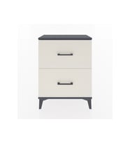Arges Komodin 2 Çekmeceli 60x30x80 Antrasit-Aytaşı