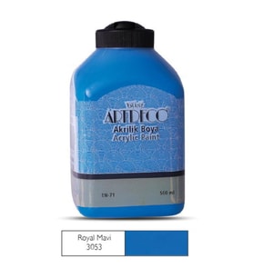 Artdeco 500Ml Royal Mavi Akrilik Boya 3053