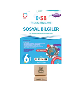 Okyanus 6. Sınıf Classmate Sosyal Bilgiler  Etkinlikli Soru Bankası + Telefon Standı