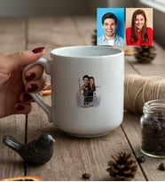 Kişiye Özel Karikatürlü Romantik Aşıklar Sevgiliye Hediye Kupa Bardak Sevgililer Günü Hediyesi
