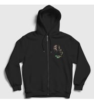 Presmono Unisex Siyah Final Breaking Bad Fermuarlı Kapüşonlu Sweatshirt 184641tt