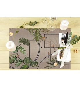 Modern Geometrik Amerikan Servis 4'lü Set 35X50CM