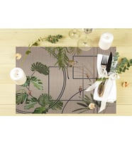 Modern Geometrik Amerikan Servis 4'lü Set 35X50CM
