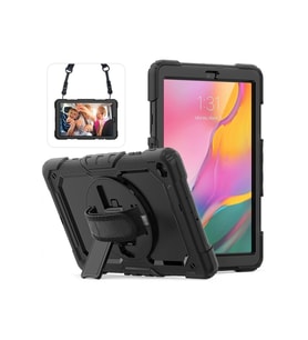 Pilelistore   Samsung Galaxy T510 Tab A 10.1 Kılıf Pars Tablet Kapak - Siyah