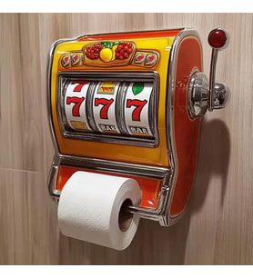 Rulet Tasarımlı Tuvalet Kağıtlığı