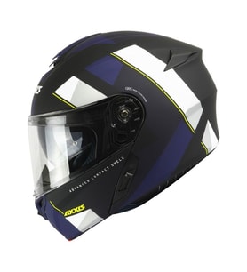 Motosiklet Kaskı Storm SV Dıamond A7 Matt-Blue Çene Açılır Kask