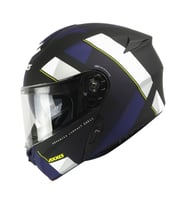 Motosiklet Kaskı Storm SV Dıamond A7 Matt-Blue Çene Açılır Kask