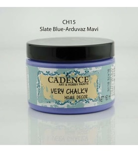 Cadence Very Chalky Home Decor Mobilya Boyası 150 ml. CH-15 ARDUVAZ MAVİ 