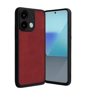 Xiaomi Redmi Note 13 Pro 5g Kılıf Aras Deri Kapak - Kırmızı