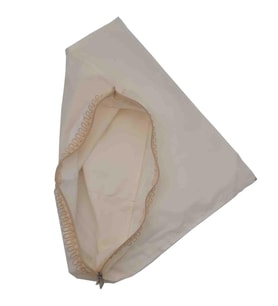 Angel Çanta Aksesuar Krem Renk 45X45 Cm, Dikilmiş Halde, Fermuarlı Astar