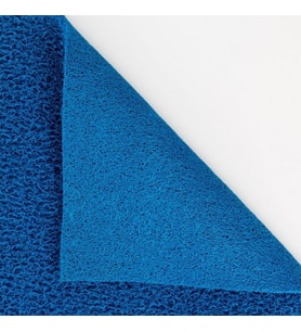 Kıvırcık Paspas Kaymaz Kaydırmaz Karmaşık Halı Yolluk Paspas 100cm x 3m (Mavi)