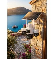 Inox-X14 4 Lens E-Sim/Wifi Solar Güvenlik Kamerası