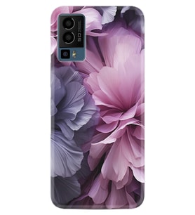 23 Kılıf HD Resim Baskılı Çiçek Mor StKd -028