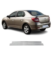 Renault Symbol Krom Cam Çıtası 2013 Üzeri 4 Prç. Paslanmaz Çelik