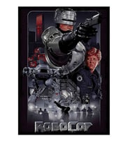 ekart Robocop Film Afişi Hediyelik Ahşap Tablo