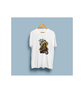 Oversize Rider Motorsiklet Unisex T-shirt