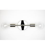 RİOLİGHT MODERN KROM E27 DUYLU DUVAR APLİK (Siyah - Beyaz)