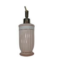 Home Ev Lotion Dispenser Sıvı Sabunluk Pembe Yükseklik 19cm, Üstten 8cm, Alt taban 6cm