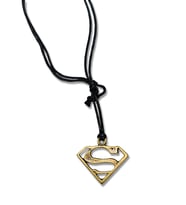 Superman Dc Model Deri İpli Tasarım Kolye