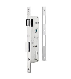 Kale Kilit 153P PVC Kapı Kilidi 35mm Gövde (Gümüş)
