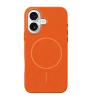 İphone 16 Luno Deri Kapak - Turuncu