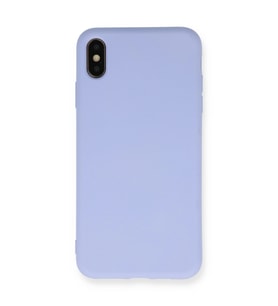 iPhone Xs Max Kılıf Nano İçi Kadife Silikon - Lila
