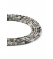 Jasper Doğal Taş Parlak Silindir Kesim 4x4mm Dizi [AA]