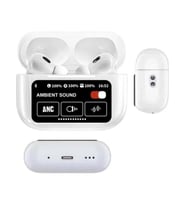 A9 Pro Anc Akıllı Ekranlı Bluetooth Kulak İçi Kulaklık Beyaz