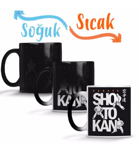 Shotokan Karate Sihirli Kupa Bardak Porselen