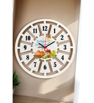 Beslenme ve Diyetetik Uzmanına Hediye Duvar Saati 40cm (Beyaz)