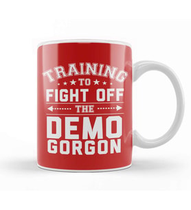 Stranger Things Training To Fight Off The Demogorgon Kupa Bardak Porselen