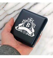Kişiye Özel Premium Harfli Metal Siyah Sigaralık