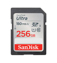 Sandisk Ultra 256GB 150mb/s SDXC Hafıza Kartı - Distribütör Garantili
