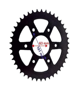 BAJAJ ARKA DİŞLİ 520-42T İÇ 63X6 DELİKLİ DOMİNAR 400