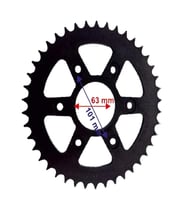 BAJAJ ARKA DİŞLİ 520-42T İÇ 63X6 DELİKLİ DOMİNAR 400