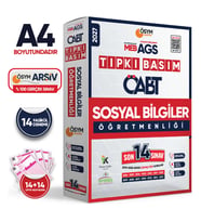 2027 MEB-AGS ÖABT Sosyal Bilgiler Öğretmenliği ÖSYM Tıpkı Basım 14lü Deneme Paketi Türkiye Geneli