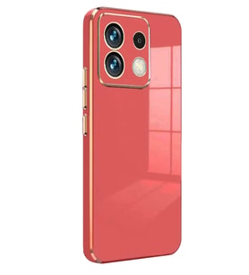 Newface Xiaomi Poco M6 Pro 4G Kılıf Volet Silikon - Kırmızı