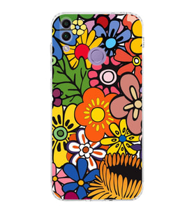 PrintiFy Honor 8C ile Uyumlu Retro Color 2  Kamera Korumalı Şeffaf  Kılıf
