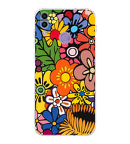 PrintiFy Honor 8C ile Uyumlu Retro Color 2  Kamera Korumalı Şeffaf  Kılıf