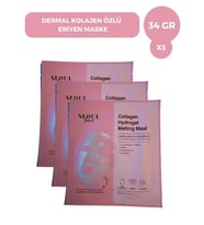 Seoulface Kolajen Hydrojel Şeffaflaşan Eriyen Maske 34g 3 Adet